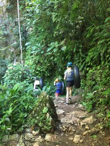 Belize cave tubing