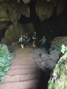 Belize cave tubing