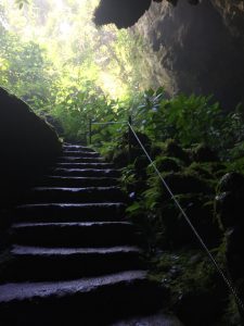 Belize cave tubing