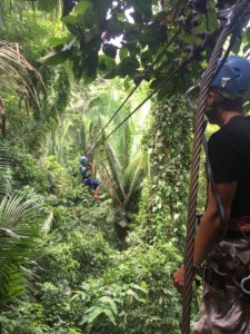 Zip lining tour