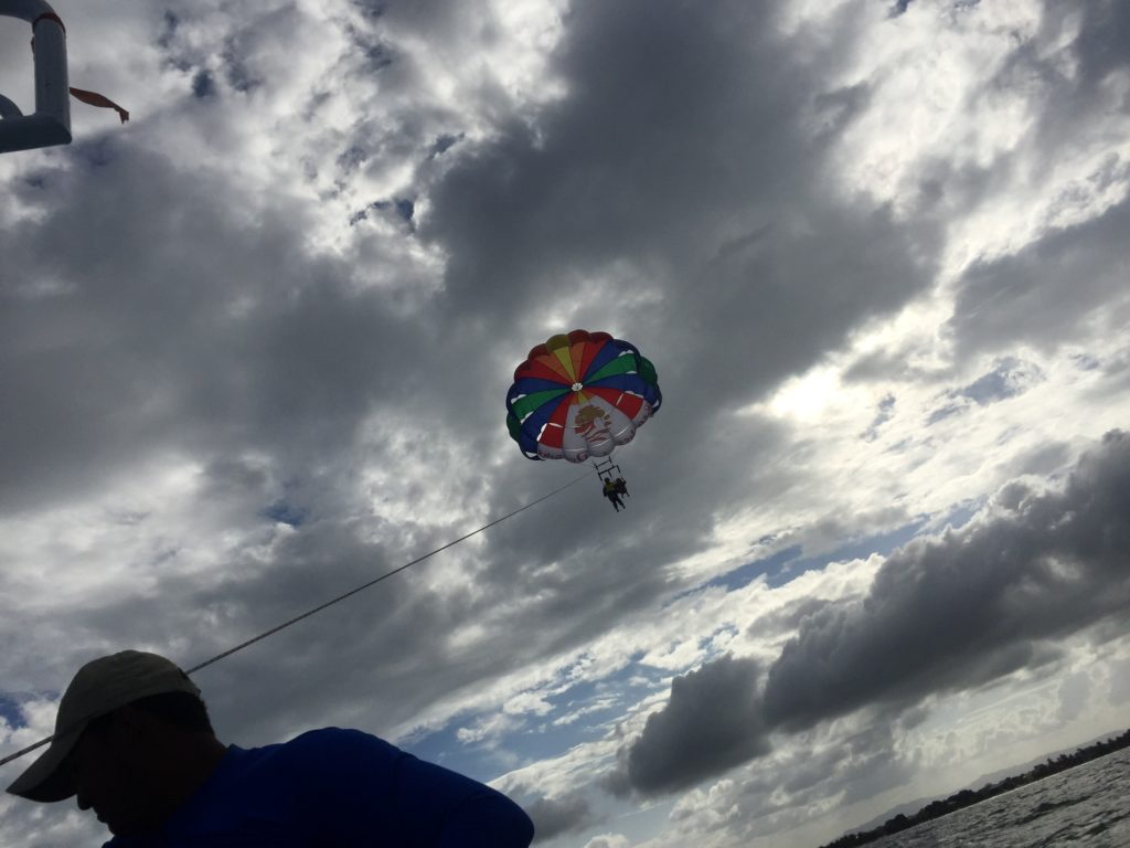 Belize parasailing 