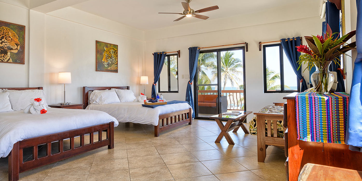 Hotel room with balcony