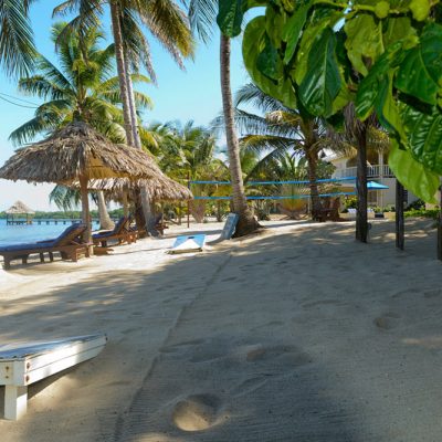 Beach games in Hopkins Belize