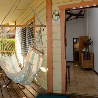 Hotel room with balcony