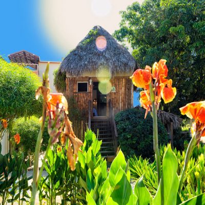 Belize treehouse with sun