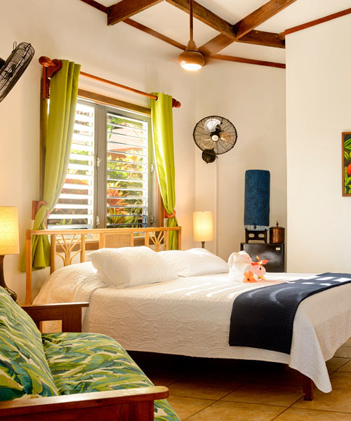 Beach cabana with king bed