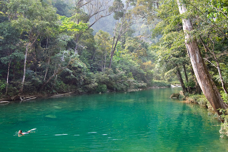 Belize river kayak