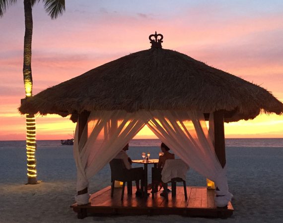Belize romantic dinner
