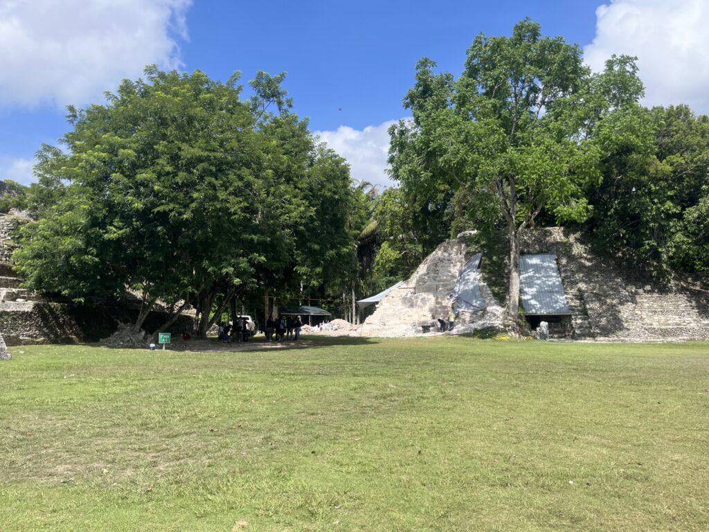 Ruins in process of restoration