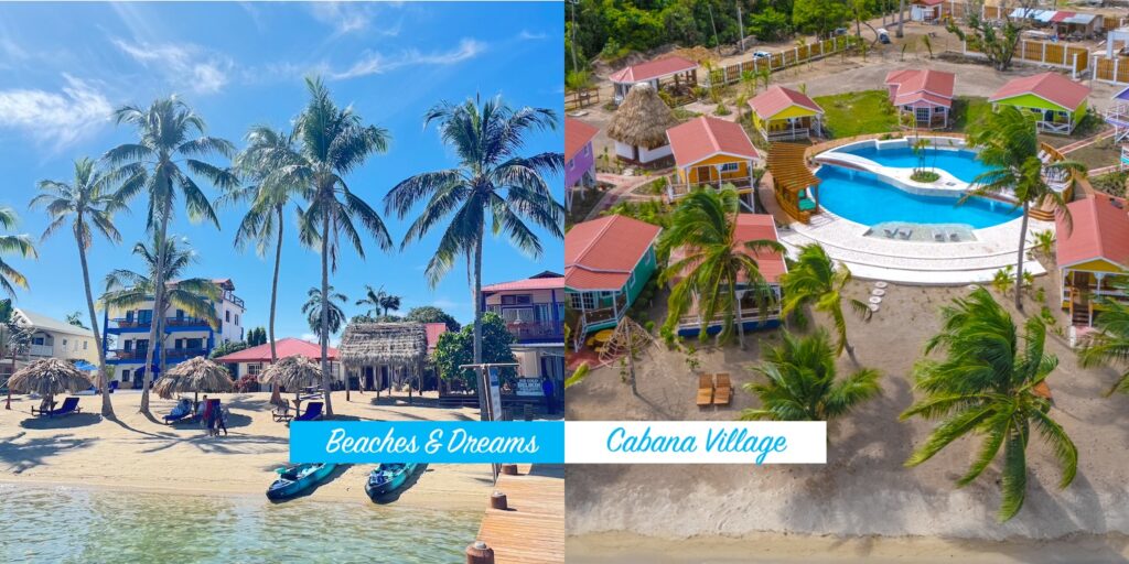 Two resorts side by side