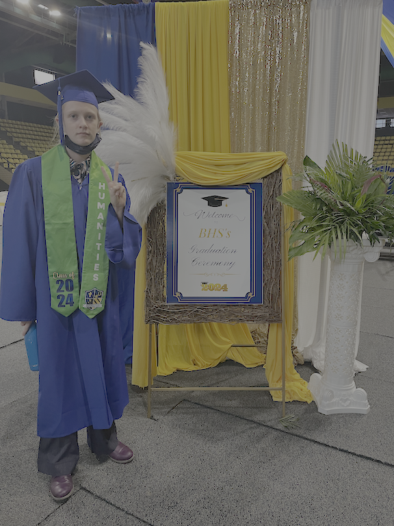 Fay on graduation day